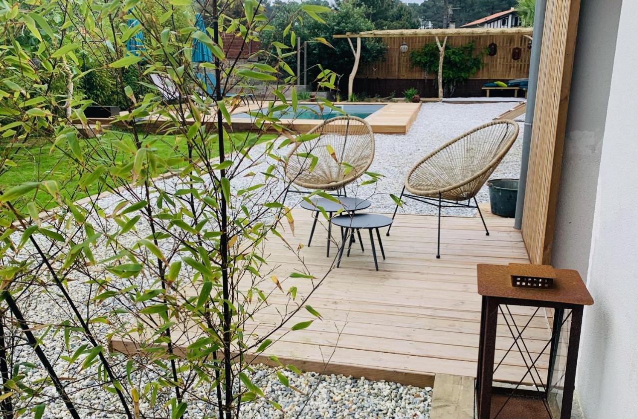 סורטס הוסגור Villa Hossegor - 4 Etoiles, 6 Chambres - 5 Salles De Bains - Piscine Chauffee 5 Mn Des Plages מראה חיצוני תמונה
